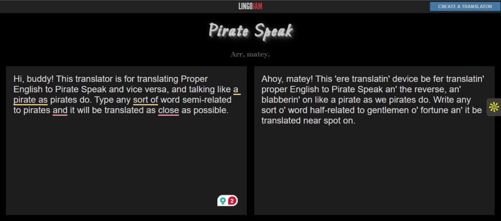 ai pirate voice generator free